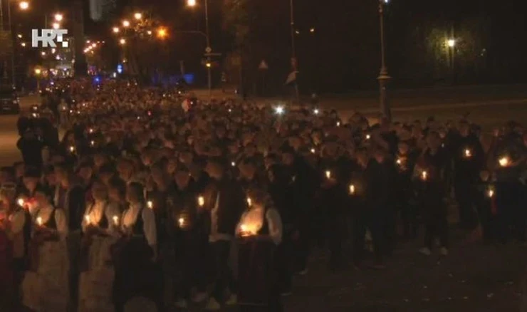 Prvi mimohod za Vukovar u inozemstvu